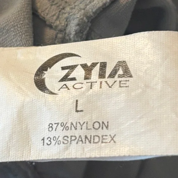 ZYIA‎ Active Ascend Jogger Pants Women's Large Gray High Rise Athletic Pockets - Picture 11 of 12